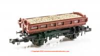 E87539 EFE Rail 14T 'Mermaid' Side Tipping Ballast Wagon number DB989528 - BR Departmental Gulf Red